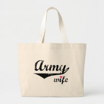 Army Wife Canvas Bag