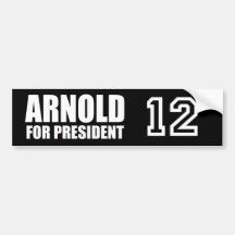 ARNOLD 2012 BUMPER STICKERS