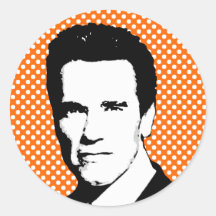 Arnold Schwarzenegger 2012 Stickers