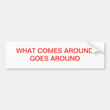 AROUND BUMPER STICKERS