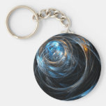 Around the World Abstract Art Keychain