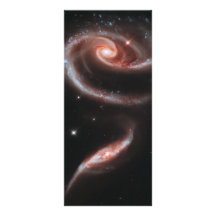 Arp 273 Galaxy Pair (Hubble Telescope) Full Color Rack Card