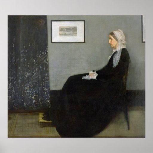 Arrangement in Grey and Black No.1 Poster