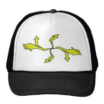 arrow_dancing cap mesh hats
