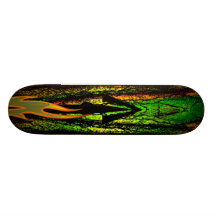 Arrow Flame Grungy Board Custom Skate Board
