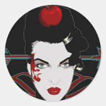 arrow girl sticker