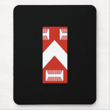 Arrow graphics mouse pad