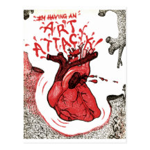 Art Attack Postcards