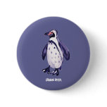 Art Badge Button: John Dyer Purple Penguin buttons