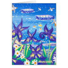 Art Card: Iris Blue
