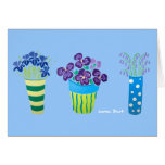Art Card: Lots of Pots of Flowers cards