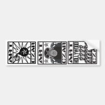Art Czar - 3 way Bumper Sticker #2
