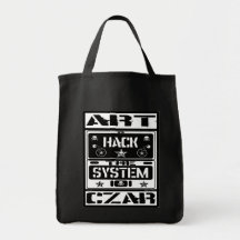 Art Czar Grocery / Tote Bag - Hack The System