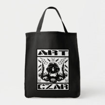Art Czar Grocery / Tote Bag - Space Monster #1