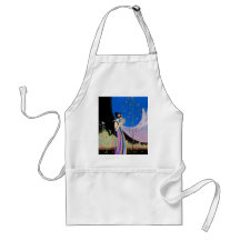 Art Deco Advertising Art  by Fred Parker Apron