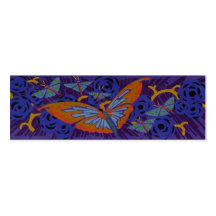 Art Deco Butterfly - Bookmark Business Cards