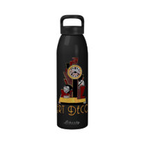 Art Deco Clock water bottles