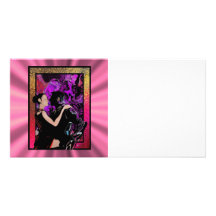 Art Deco dancers Customised Photo Card