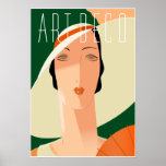 Art Deco Fashion 02 Print