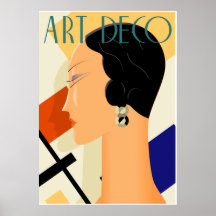 Art Deco Fashion 03 Print