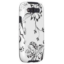 art deco flower galaxy s3 covers