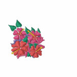Art Fleece: Joanne Short Embroidered Hibiscus. embroidered shirts