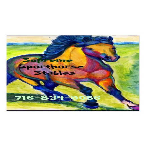 Art Horse Business Cards