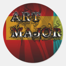 Art Major Sticker
