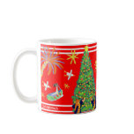 Art Mug: John Dyer Christmas Art Mug. Red mugs