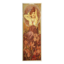 Art Nouveau Bookmark Business Card
