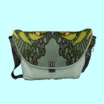 Art Nouveau Floral Abstract Commuter Bag messenger bags