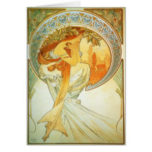 Art Nouveau Greeting Card