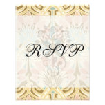 art nouveau nature floral pattern art personalized announcement
