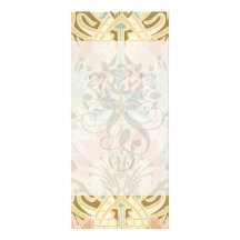 art nouveau nature floral pattern art personalized rack card