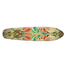 Art Nouveau pattern #11 Custom Skate Board