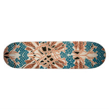 Art Nouveau pattern #12 Skate Deck