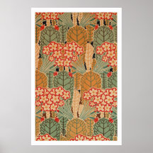 Art Nouveau Pattern #1 at Emporio Moffa Posters