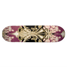 Art Nouveau pattern #2 Custom Skate Board