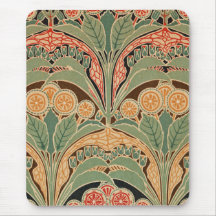 Art Nouveau Pattern #3 at Emporio Moffa Mousepad