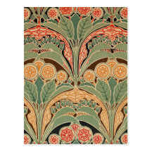Art Nouveau Pattern #3 at Emporio Moffa Postcards