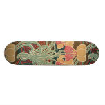 Art Nouveau Pattern #4 at Emporio Moffa Skateboard Decks