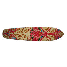 Art Nouveau Pattern #9 at Emporio Moffa Skateboard Deck