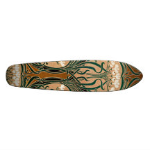 Art Nouveau pattern #9 Skateboards