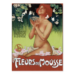 Art Nouveau Postcard - Fleurs de Mousse