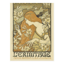 Art Nouveau Postcards - L'ermitage