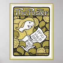 Art Nouveau Poster Print: "The Poster" by Berthon