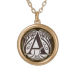 Art Nouveau Style A Monogram Initial Pendant