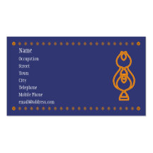 Art Nouveau Style Business Card