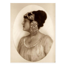Art Nouveaux Vintage Photo Postcard