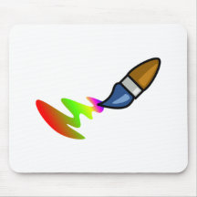 Art Paint Brush Mousepads